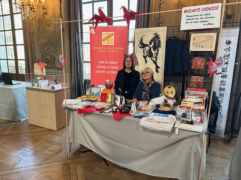 Stand Amitiés Franco Chinoises Nancy Lorraine