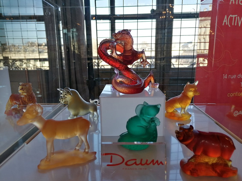 Vitrine Daum Nouvel An Chinois 2026